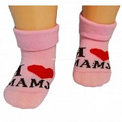 RuSocks носочки детские "Я люблю..." Д-106 розовые